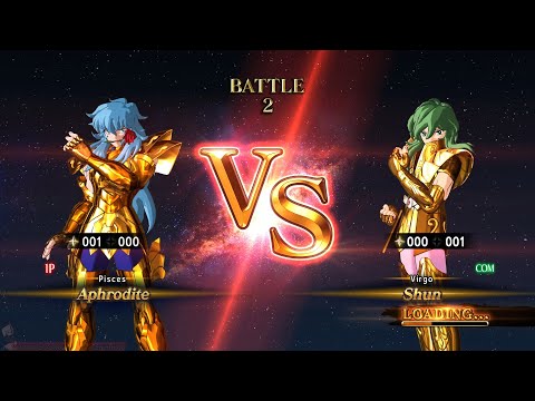 Pisces Aphrodite Vs Virgo Shun:Saint Seiya Soldiers Soul PC