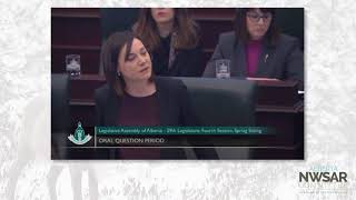 MLA for Grande Prairie-Smokey questioning the cost of caribou protection
