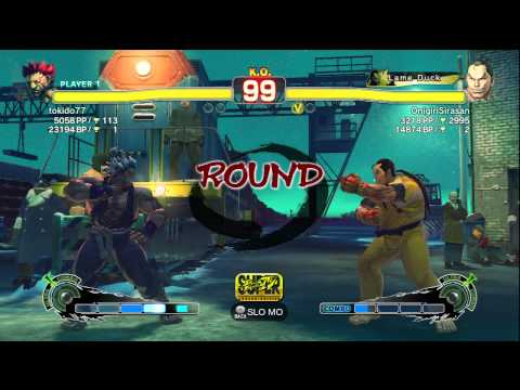 TOP AKUMA - TOP DAN - Tokido (Akuma) vs OnigiriSirasan (Dan)  - Replay Match X360 - OTF