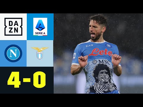 Doppelter Mertens macht den Maradona: Neapel - Lazio Rom 4:0 | Serie A | DAZN Highlights