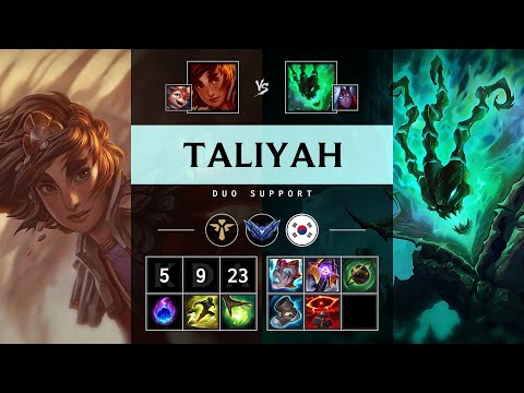 Taliyah Support vs Thresh - KR Diamond Patch 25.10