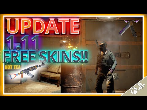 Update 1.11 Patch Free Skin Store Giveaway ☢️ Rust Console 🎮 PS4 XBOX NEWS