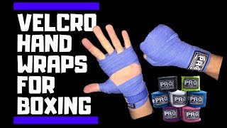 Beginner Boxing: How To Wrap Hands Using Velcro Wraps | Open Palm