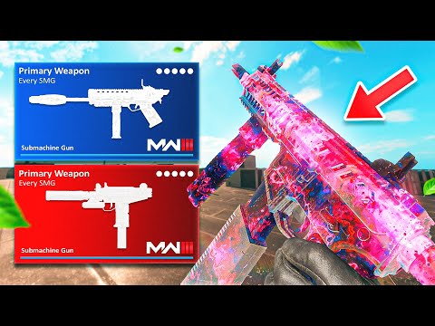 40 KILLS with EVERY MW3 SMG in Warzone + Best Class Setups