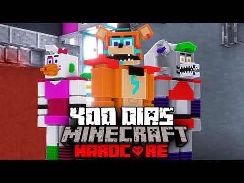 Sobreviví 400 días En Un Apocalipsis de FIVE NIGHTS AT FREDDY'S En Minecraft HARDCORE... Esto pasó