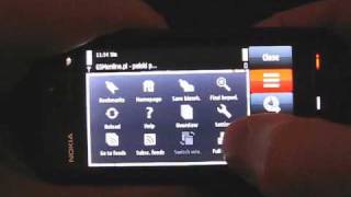 Nokia 5800 XpressMusic w GSMonline.pl - menu