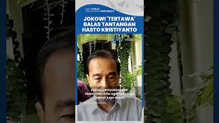 Reaksi Tertawa Jokowi saat Jawab Tantangan Hasto: Kalau Ada Fakta Hukum, Bukti Hukum, Ya Silakan