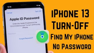 IPHONE 13 Turn Off Find My iPhone Without Password & Computer -TurnOff FMI From Any iPhone iPad Free