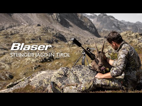 Steingeiß Jagd in Tirol, Österreich.