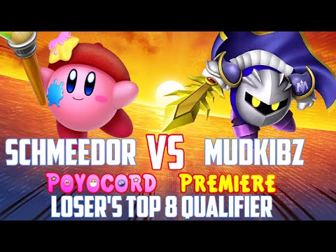 Schmeedor (Artist) vs Mudkibz (Meta Knight/Whip/Archer) - Kirby Fighters 2 - Poyocord Premiere