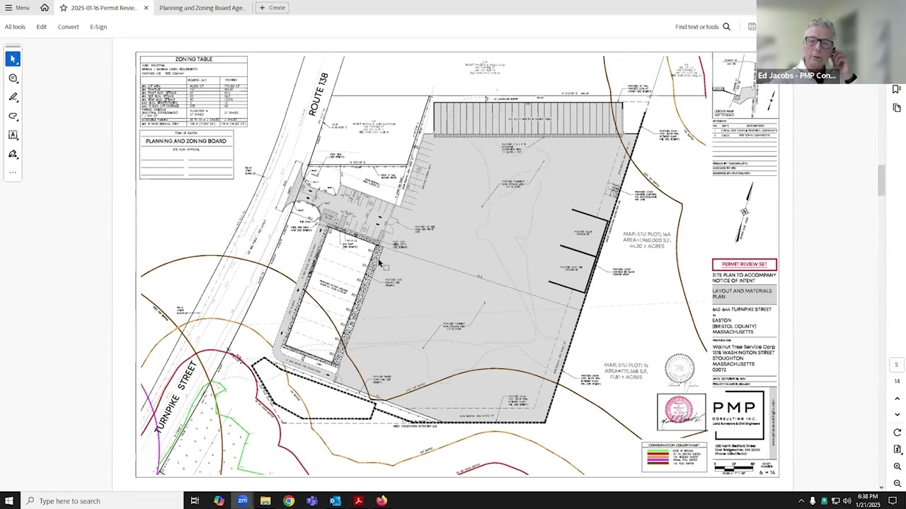 Easton Planning and Zoning Board Meeting 1/21/25