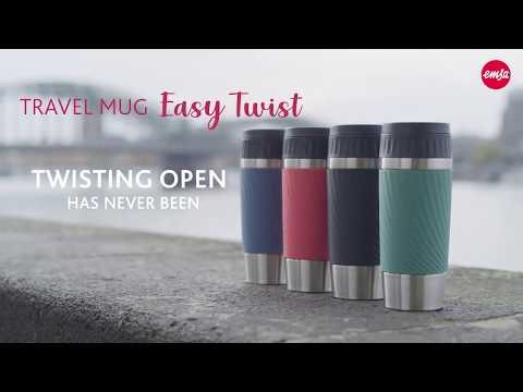 EMSA TRAVEL MUG Easy Twist – Twisting open has never been so easy