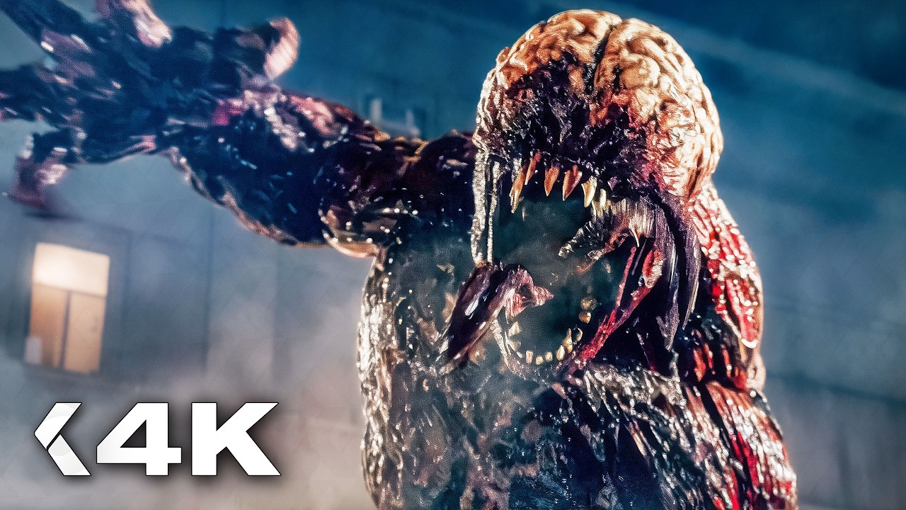 RESIDENT EVIL's Most Brutal Monster Action Scenes 🔥 4K