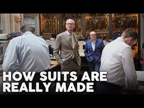 How a Savile Row Suit is Really Made: The Rest Is History goes to Anderson & Sheppard