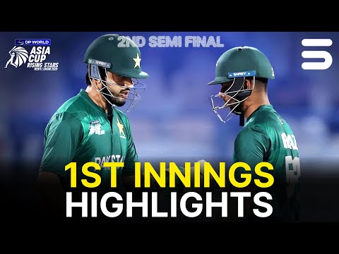 1st Innings Highlights | Pakistan Shaheens vs Sri Lanka-A | SEMI FINAL 02 | Asia Cup | ZH1K