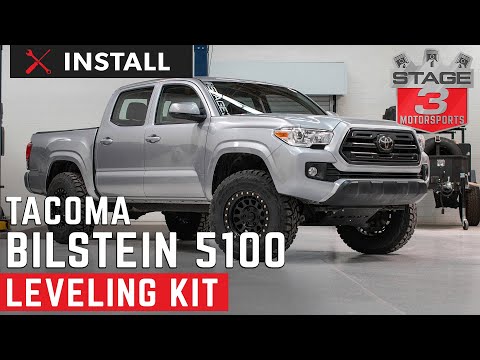 2016-2020 Tacoma Bilstein B8 5100 Adjustable Leveling Shock Kit Install