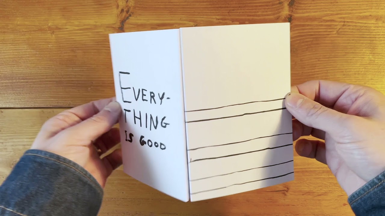SHRIGLEY136 Everything Is Good Concertina Card