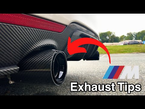 BMW 440i CARBON FIBER EXHAUST TIP INSTALL