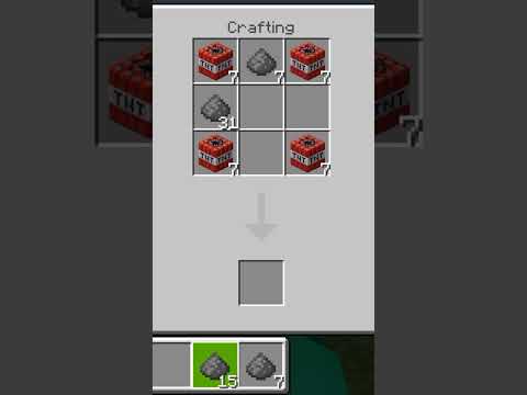 How to make Ultra powerful TNT (formidi-bomb) Minecraft #shorts