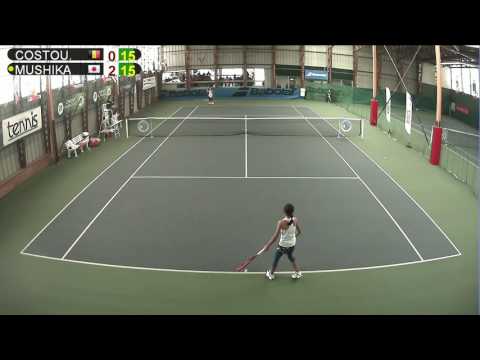 COSTOULAS (BEL) vs MUSHIKA (JPN) - Open Super 12 Auray Tennis - Court 2