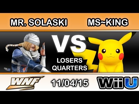 WNF S4E3 – Mr. Solaski (Sheik) Vs. MS~King (Pikachu) Losers Quarters - Smash Wii U