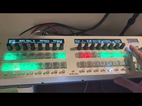 Midiphy Seq4+ Phrase Mode