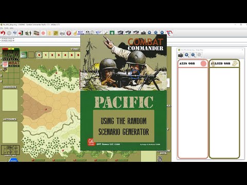 Combat Commander: Pacific - Random Scenario Generator - Setup Tutorial