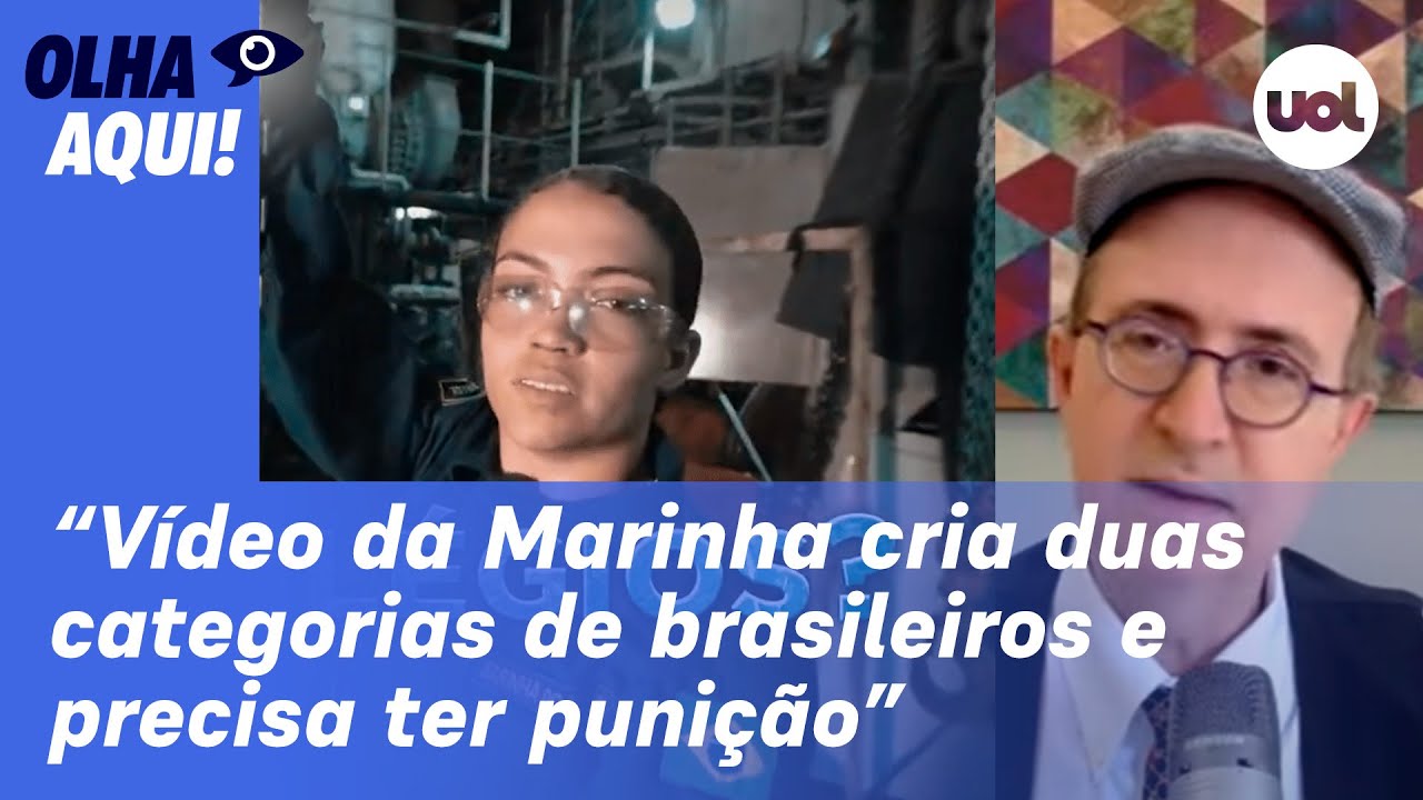 Reinaldo: Marinha mostra em vídeo ressentimento com população civil que colocou a farda neles