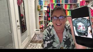 March 26,2026 Crochet & Chaos Tonight – Red White & Blue WIP 🇺🇸