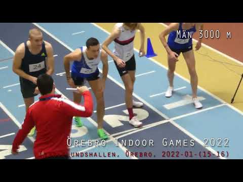 Örebro Indoor Games 2022 - Män 3000 m