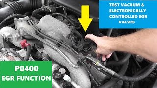 P0400 EGR Repair with Basic Hand Tools