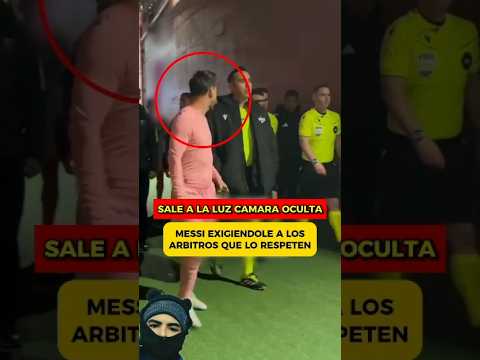 MESSI sacadisimo exigiéndole a los arbitros que lo RESPETEN 😡