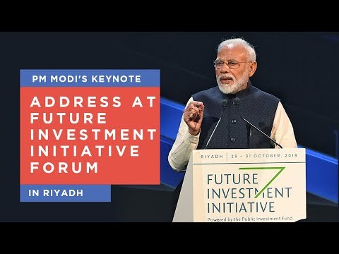 PM Modi's keynote address at Future Investment Initiative Forum in Riyadh