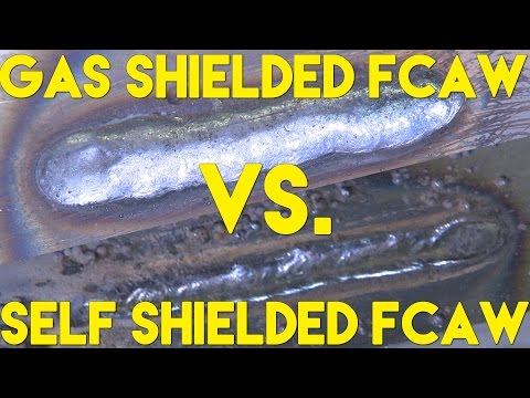 Flux Cored Welding with Gas vs without Gas (FCAW-G vs FCAW-S) | MIG Monday