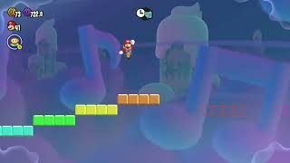 HOW TO DO: Super Mario Wonder | World 2 | Fluff Puff Peaks | JUMP! JUMP! JUMP!