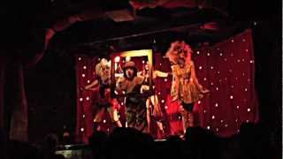 The Late Night Shop Cabaret perform their twisted puppet routine at Madame JoJo's