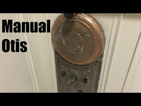 AMAZING 1922 Hand Operated Traction Elevator @ St. Joseph City Hall - St. Joseph, MO