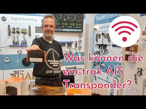 🌐 AIS Transponder von em-trak mit eingebautem Splitter und WiFi | von Busse Yachtshop