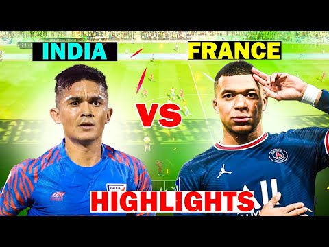 India vs France | 2025 International Football Match – Full Highlights & Goals! 🇮🇳⚽🇫🇷