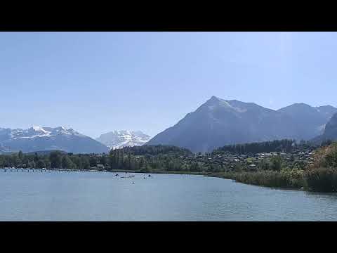 Bonstettenpark in Thun Gwatt Kanton Bern  Schweiz Tourismus Sommer 2022
