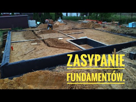 05. Budowa domu w nefrisach 2g2. Zasypanie fundamentów. #fundamenty, #budowadomu