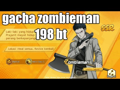 gacha zombieman 198 tiket semoga hoki