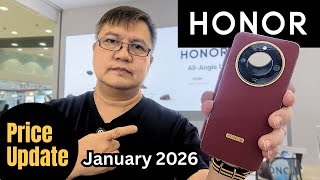 HONOR Price List Update January 2026