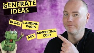 Easily generate ideas with AI - Contentbot Demo