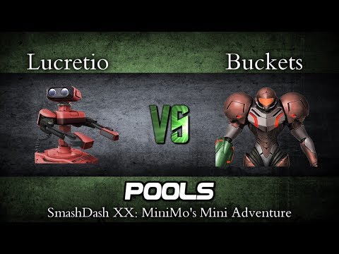 SmashDash 20 Pools Lucretio (ROB) Vs Buckets (Samus)