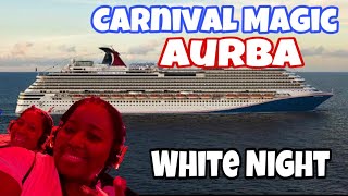 Carnival Magic Nov 23: Day 4- Aurba White Night
