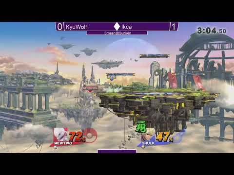 Smash@Sunken 32 Smash4 - KyuWolf (Shulk) vs Ikca (Mewtwo) - SSB4 Losers