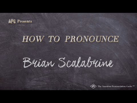 How to Pronounce Brian Scalabrine (Real Life Examples!)