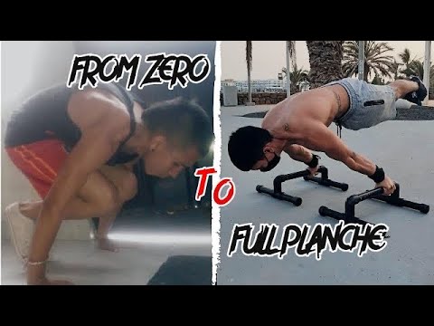 INCREDIBLE FULL PLANCHE PROGRESSION - FROM ZERO TO FULL PLANCHE!  Streetworkout &Calistenia 💥❤️‍🔥