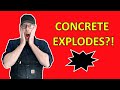 Does Concrete Explode When Heated